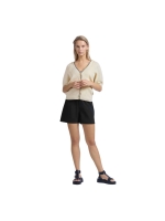 Yaya Woven short with elastic waist 99989 Washed black