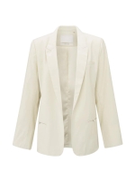 Yaya Woven loose fit blazer with sa