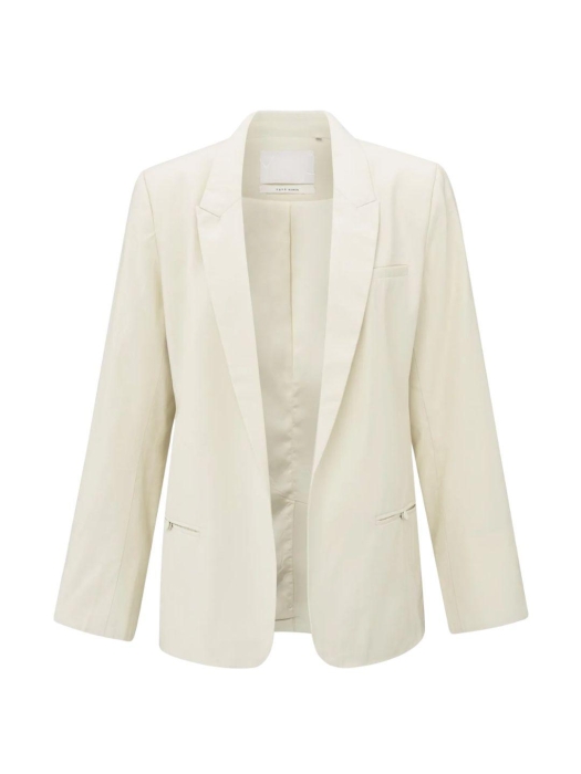 Yaya Woven loose fit blazer with sa