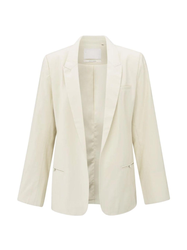 Yaya Woven loose fit blazer with sa