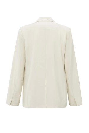 Yaya Woven loose fit blazer with sa