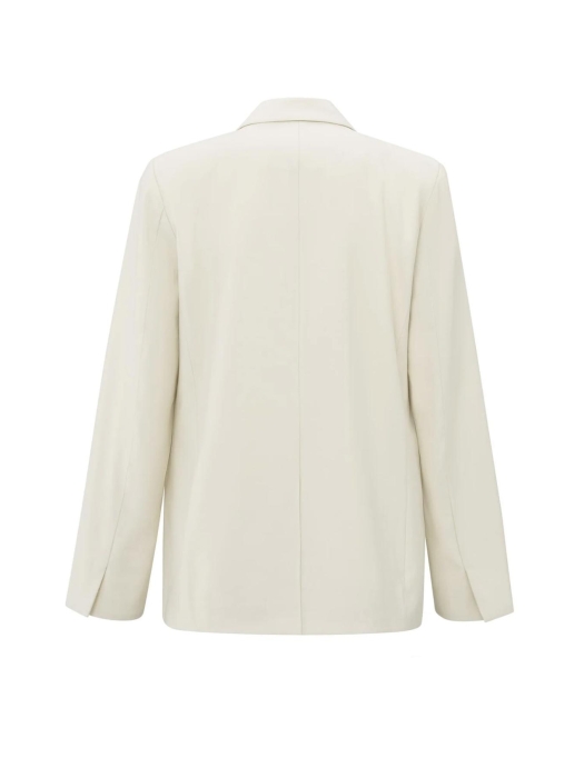 Yaya Woven loose fit blazer with sa