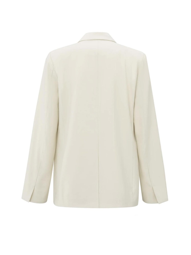 Yaya Woven loose fit blazer with sa