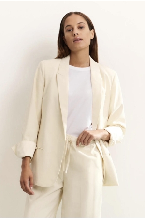 Yaya Woven loose fit blazer with sa
