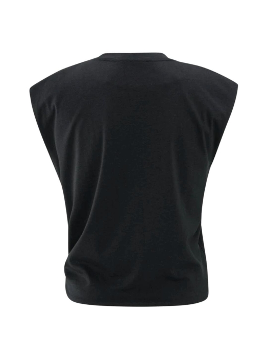 Yaya Sleeveless top with knot 99989 Washed black