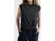 Yaya Sleeveless top with knot 99989 Washed black