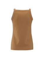 Yaya Sleeveless top with straight n 71044 Chipmunk brown