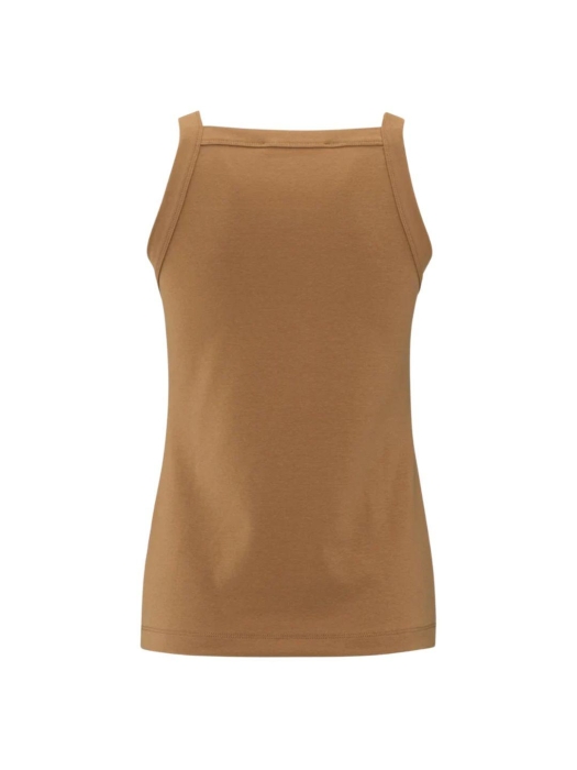 Yaya Sleeveless top with straight n 71044 Chipmunk brown