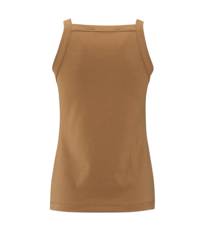 Yaya Sleeveless top with straight n 71044 Chipmunk brown