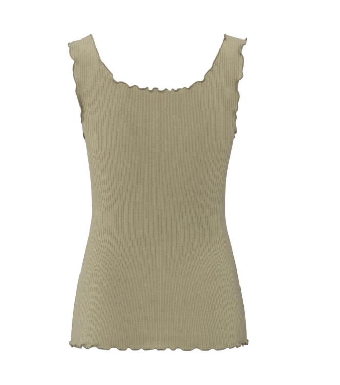 Yaya Singlet with frilled seams 99980 Soft green
