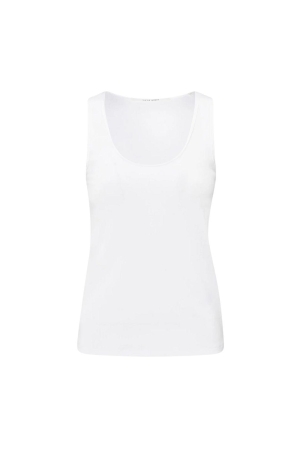 Yaya Rib singlet with shiny binding 00000 Pure white