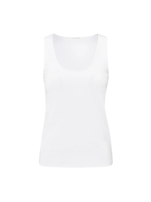 Yaya Rib singlet with shiny binding 00000 Pure white