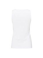 Yaya Rib singlet with shiny binding 00000 Pure white