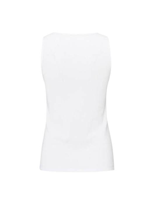 Yaya Rib singlet with shiny binding 00000 Pure white