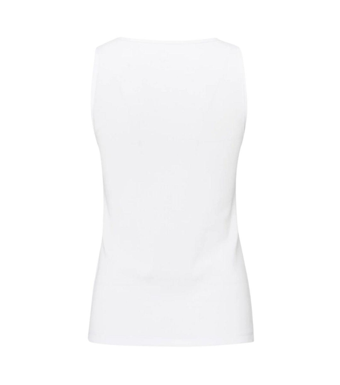 Yaya Rib singlet with shiny binding 00000 Pure white