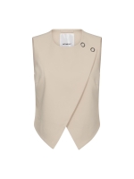 Co Couture VolaCC wrap Vest 199 Bone