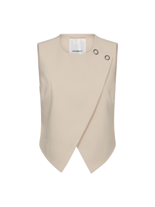 Co Couture VolaCC wrap Vest 199 Bone