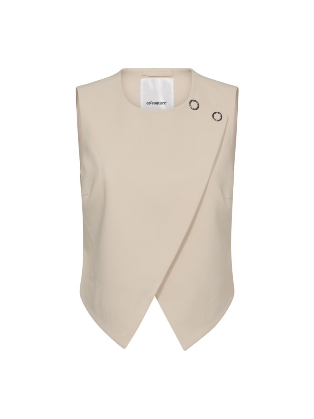 Co Couture VolaCC wrap Vest 199 Bone