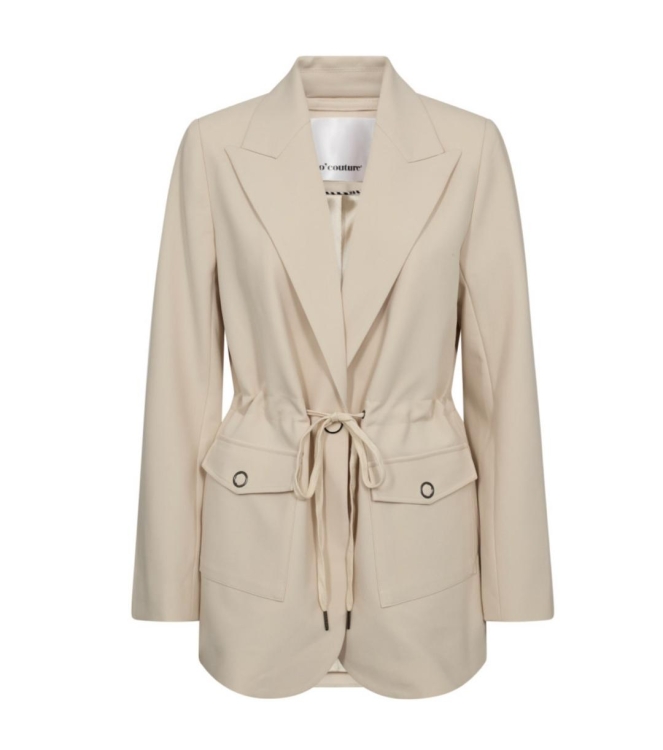 Co Couture VolaCC Pocket tie blazer 199 Bone