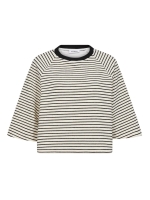 Co Couture ErinCC strtipe tee 40096 White/black