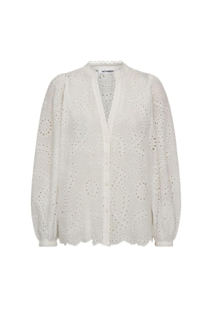 Co Couture GiselleCC anglaise v-shirt 4000 White