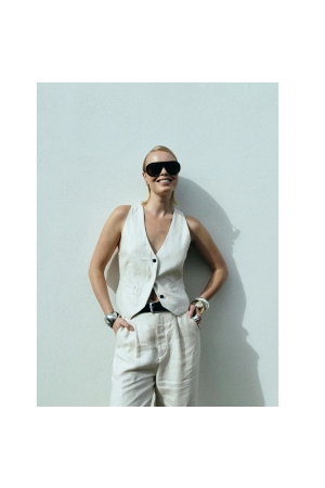 Copenhagen Muse Gilet 9888 Jet stream Mel