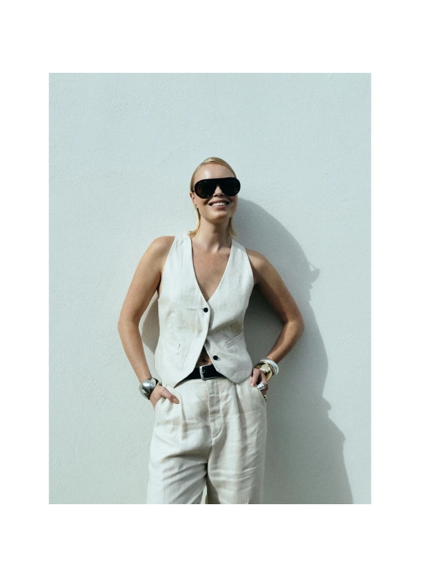 Copenhagen Muse Gilet 9888 Jet stream Mel