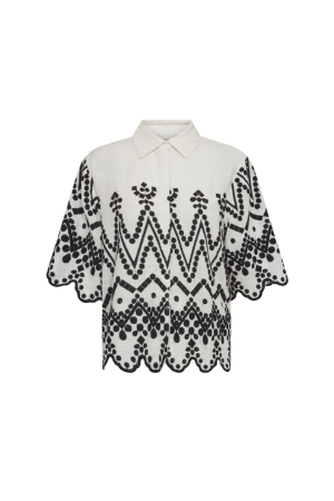 Copenhagen Muse Shirt 9242 Jet stream w.black