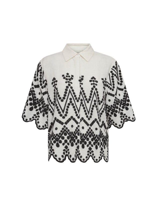Copenhagen Muse Shirt 9242 Jet stream w.black