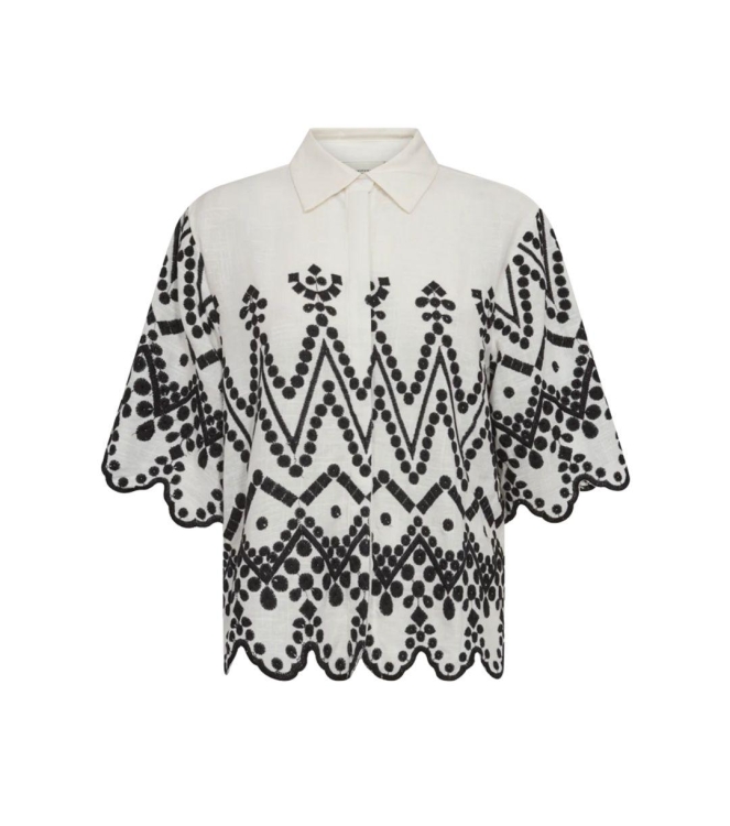 Copenhagen Muse Shirt 9242 Jet stream w.black