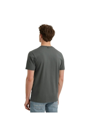 Vanguard Short sleeve r-neck cotton elastan 9076 Dark slate