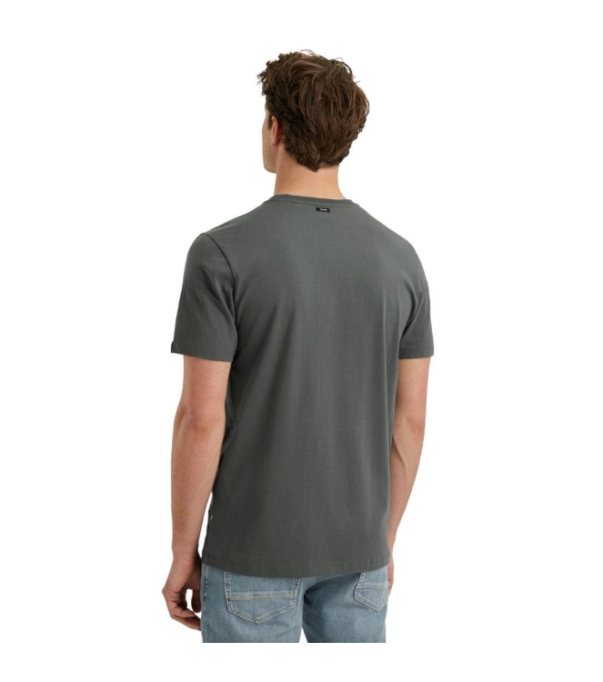Vanguard Short sleeve r-neck cotton elastan 9076 Dark slate