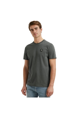 Vanguard Short sleeve r-neck cotton elastan 9076 Dark slate