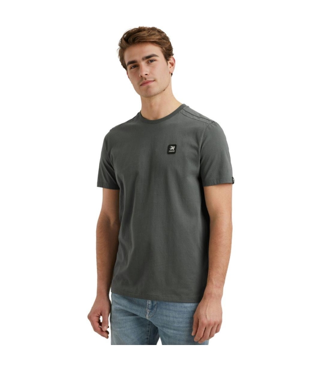 Vanguard Short sleeve r-neck cotton elastan 9076 Dark slate