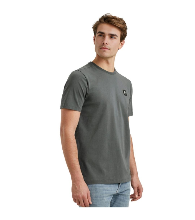 Vanguard Short sleeve r-neck cotton elastan 9076 Dark slate