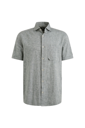Vanguard Short Sleeve Shirt Linen Cotton bl 9076 Dark slate