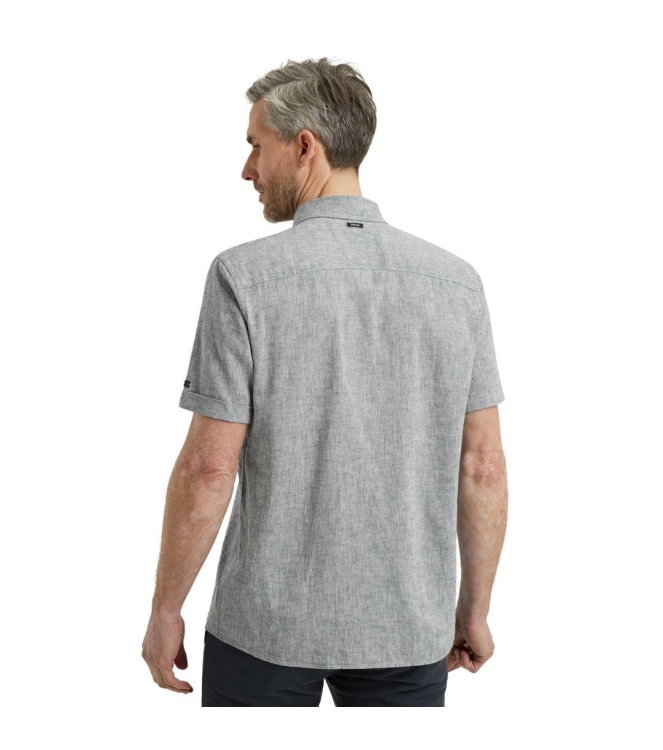 Vanguard Short Sleeve Shirt Linen Cotton bl 9076 Dark slate
