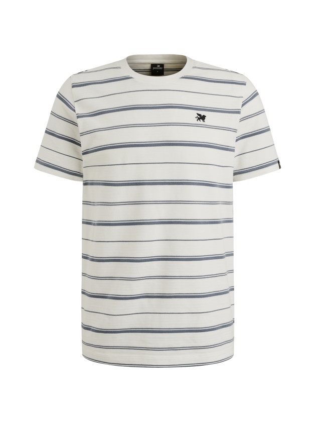 Vanguard Short sleeve r-neck pique texture 7004 Cloud danser