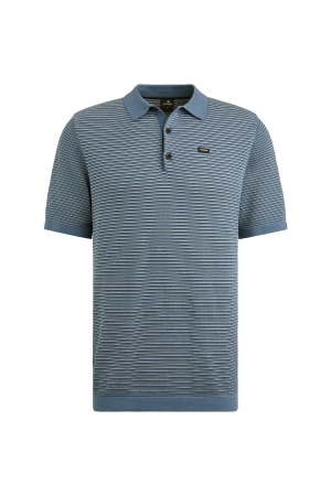 Vanguard Short sleeve polo cotton modal 5046 Moonlight blue