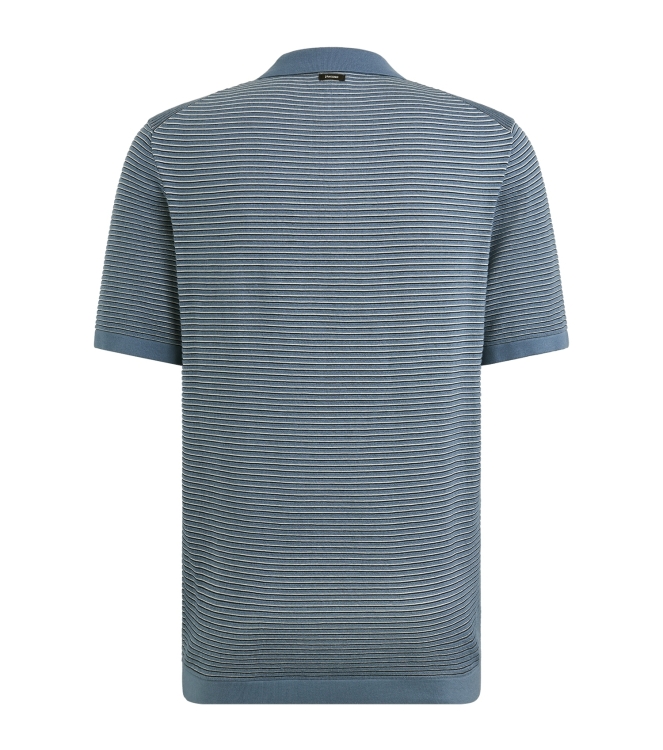 Vanguard Short sleeve polo cotton modal 5046 Moonlight blue