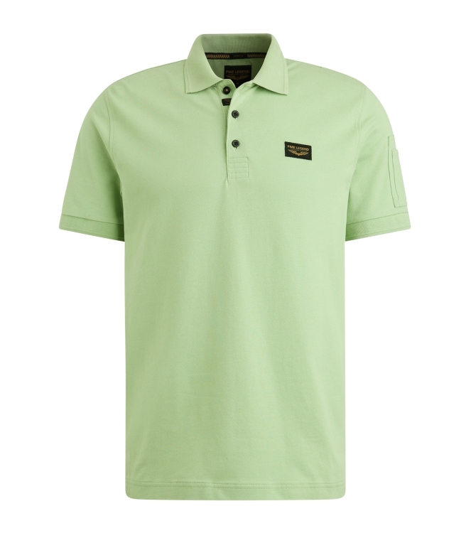 PME Legend Short sleeve polo trackway polo 6258 Quiet green