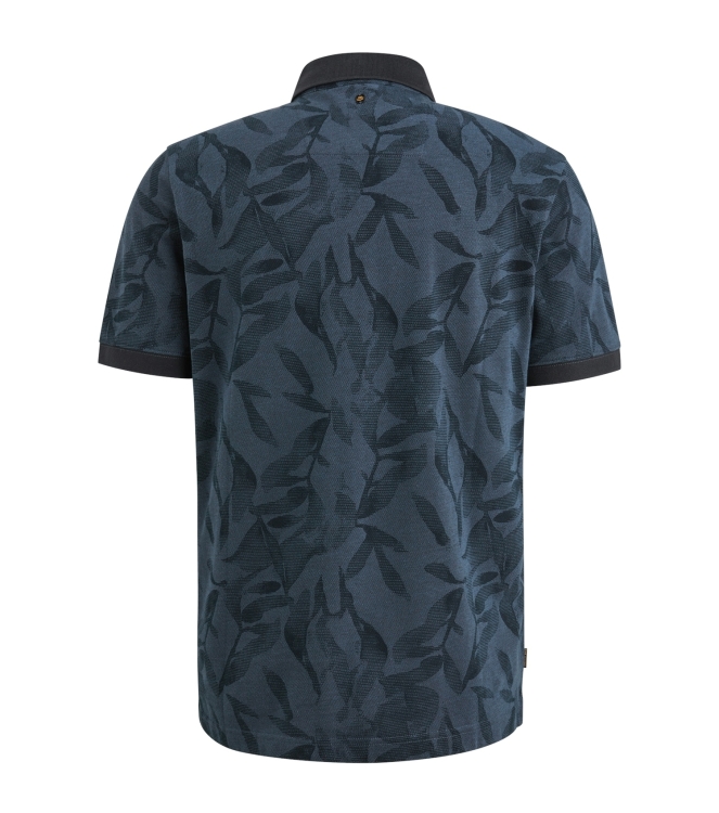 PME Legend Short sleeve polo two tone pique p 5281 Salute