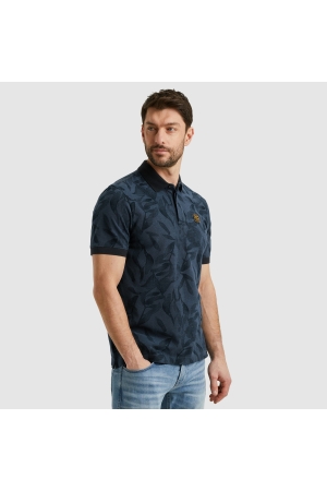 PME Legend Short sleeve polo two tone pique p 5281 Salute