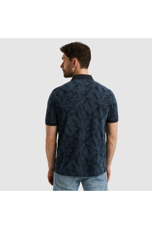 PME Legend Short sleeve polo two tone pique p 5281 Salute