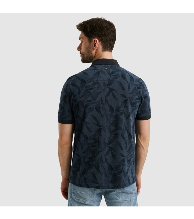 PME Legend Short sleeve polo two tone pique p 5281 Salute