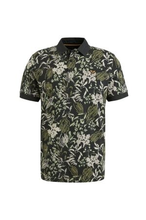 PME Legend Short sleeve polo printed fine piq 5281 Salute