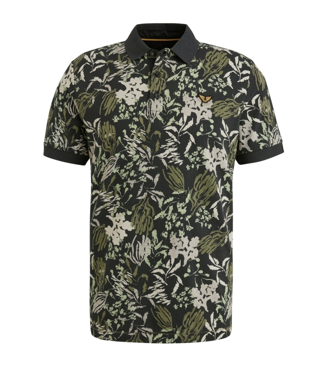 PME Legend Short sleeve polo printed fine piq 5281 Salute