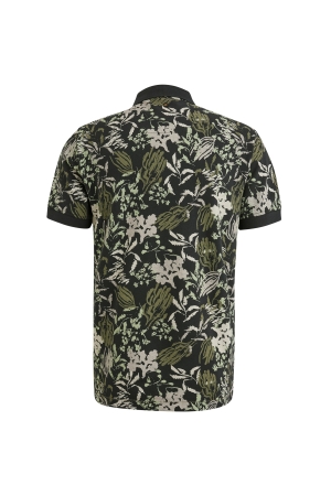 PME Legend Short sleeve polo printed fine piq 5281 Salute