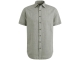 PME Legend Short Sleeve Shirt Ctn Linen 2 ton 6149 Deep Lichen Green