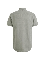 PME Legend Short Sleeve Shirt Ctn Linen 2 ton 6149 Deep Lichen Green